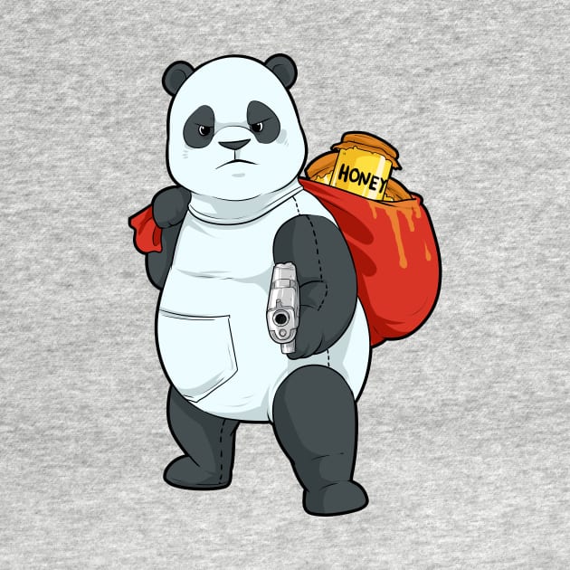 Bear in Disguise | Panda Bears, Guns & Honey by OliRosenberg